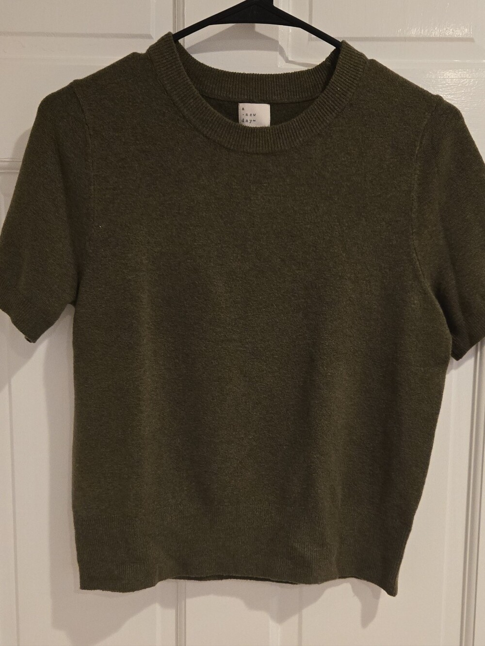 a new day Olive Crewneck Knit Top